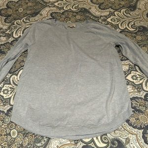 Light blue Loft Outlet sweater size S with round edge
